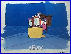 DARKWING DUCK Production Animation Cel&Background WithCertificate