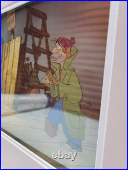 DISNEY OLIVER & COMPANY ORIGINAL PRODUCTION ANIMATION CEL COA Jenny Fagin