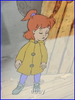 DISNEY OLIVER & COMPANY ORIGINAL PRODUCTION ANIMATION CEL COA Jenny Fagin