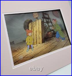 DISNEY OLIVER & COMPANY ORIGINAL PRODUCTION ANIMATION CEL COA Jenny Fagin