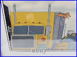 DISNEY OLIVER & COMPANY ORIGINAL PRODUCTION ANIMATION CEL Taxi Car Truck COA