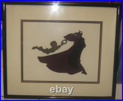 DISNEY'S THE BLACK CAULDRON PRODUCTION ANIMATION CEL CLIMAX HORNED KING vs TARAN