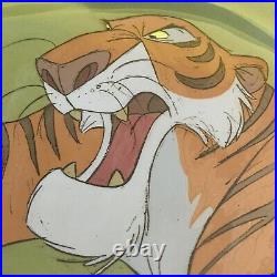 DISNEY THE JUNGLE BOOK SHERE KHAN Production Animation Cel 1967 Action Tiger