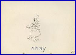 DONALD DUCK FIXING A CAR MIckeys Service Station VINTAGE DISNEY CEL DRAWING 1935