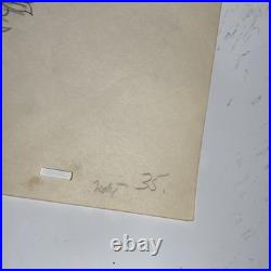 DONALD DUCK Production Art Animation Cel WALT DISNEY 1937 MOOSE HUNTERS I10