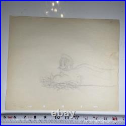 DONALD DUCK Production Art Animation Cel WALT DISNEY 1937 MOOSE HUNTERS I10
