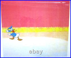 DONALD DUCK WALT DISNEY 1980s ORIGINAL PRODUCTION drawing CEL sailor hat
