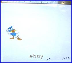 DONALD DUCK WALT DISNEY 1980s ORIGINAL PRODUCTION drawing CEL sailor hat