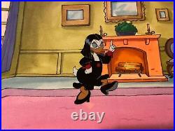 DUCK TALES ANIMATION CEL Walt Disney Cartoon Vtg Magica De Spell Scrooge 87 I13