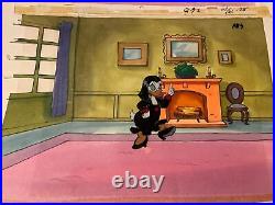 DUCK TALES ANIMATION CEL Walt Disney Cartoon Vtg Magica De Spell Scrooge 87 I13