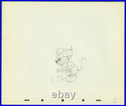 Disney 1936 Original Mickey Mouse Alpine Climb Production Drawing Animation Cel