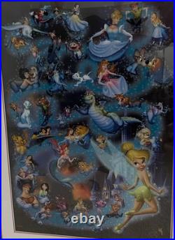 Disney A Celebration Of Character Limited Edition Litho Cel