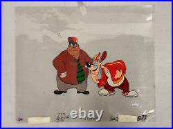 Disney Afternoon Goof Troop Pete & Coach Roach Original Production Cel