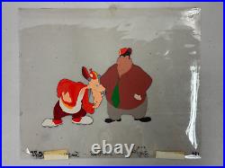 Disney Afternoon Goof Troop Pete & Coach Roach Original Production Cel