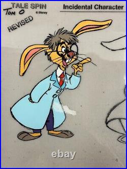 Disney Afternoon TaleSpin Professor Debolt Model Production Cel