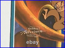 Disney Aladdin Abu Genie Lamp RARE Animation Production Art Cel Drawing Framed