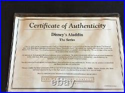 Disney Aladdin Abu Genie Lamp RARE Animation Production Art Cel Drawing Framed