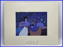 Disney Aladdin Animation Cel Aladdin & Farouk Original TV Production Art