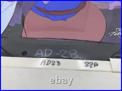 Disney Aladdin Animation Cel Aladdin & Farouk Original TV Production Art