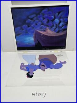 Disney Aladdin Animation Cel Aladdin & Farouk Original TV Production Art