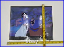 Disney Aladdin Animation Cel Aladdin & Farouk Original TV Production Art