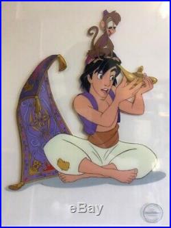 Disney Aladdin Anime Production Cel picture Limited From JP m44