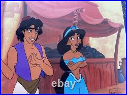 Disney Aladdin TV Production Cels Aladdin And Jasmine Season 1 Episode 21
