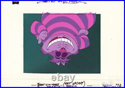 Disney Alice In Communicationland-Original Production Cel-Cheshire Cat-1976