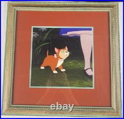 Disney Alice In Wonderland 1951 Dinah Original Production Animation Cel Framed
