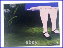 Disney Alice In Wonderland 1951 Dinah Original Production Animation Cel Framed