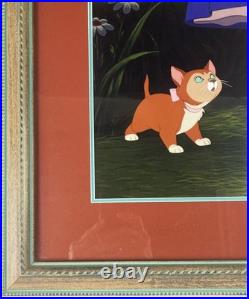 Disney Alice In Wonderland 1951 Dinah Original Production Animation Cel Framed Disney Alice In Wonderland 1951 Dinah Original Production Animation Cel Framed