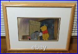 Disney Animation Art Original Production Cel Goodbye Winnie the Pooh Eeyore