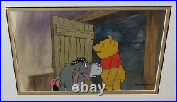 Disney Animation Art Original Production Cel Goodbye Winnie the Pooh Eeyore