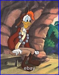Disney Animation Cel-Ducktales Launchpad McQuack & Scrooge McDuck