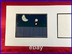 Disney Animation Prod. Cel It's The Cat with Matching Drawing 1999