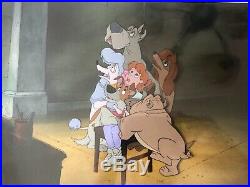 Disney Animation Production Cel Oliver & Company (1988) multi cel set up