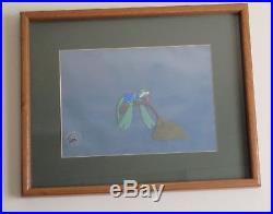 Disney Animation Production Cel The Rescuers Evinrude 1977 Framed