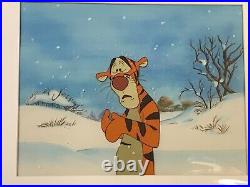 Disney Animation Production Cel Winnie The Pooh and Tigger Too 1974