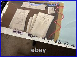 Disney Animation cel PAN backgrounds BRAVE LITTLE TOASTER production art cels X2