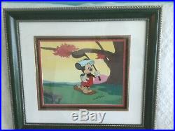 Disney Art Production Cels Swell Day For Golf Signed By Arnold Palmer