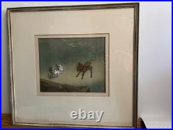 Disney Bambi Original Courvosier Set Up Production Cel
