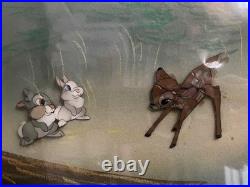 Disney Bambi Original Courvosier Set Up Production Cel