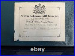 Disney Bambi Original Courvosier Set Up Production Cel