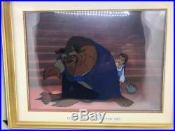 Disney Beauty and the Beast Belle's Magical World Production Animation cel COA