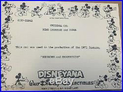 Disney Bedknobs and Broomsticks Original Production Cel King Leonidas And Hyena