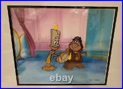 Disney Belle's Magical World Production Cel Hand-Painted and Framed with COA