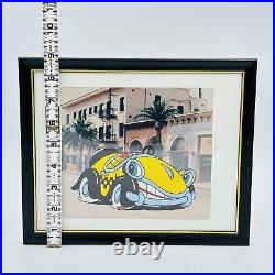 Disney Benny The Cab Animation Production Cel With Background 1988 8 x 7.75