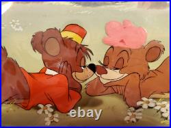 Disney Bongo Lulubelle 1947 Courvoisier Original production cel hand painted
