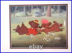 Disney Bongo Lulubelle 1947 Courvoisier Original production cel hand painted