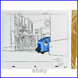 Disney Brave Little Toaster Original Production Animation Cel Art + Master 80s